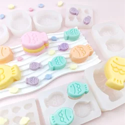 Silicone Mold DIY Wax Bottle Sugar Fire Paint Wax Pinch Mold Cake Decoration Baking Mold