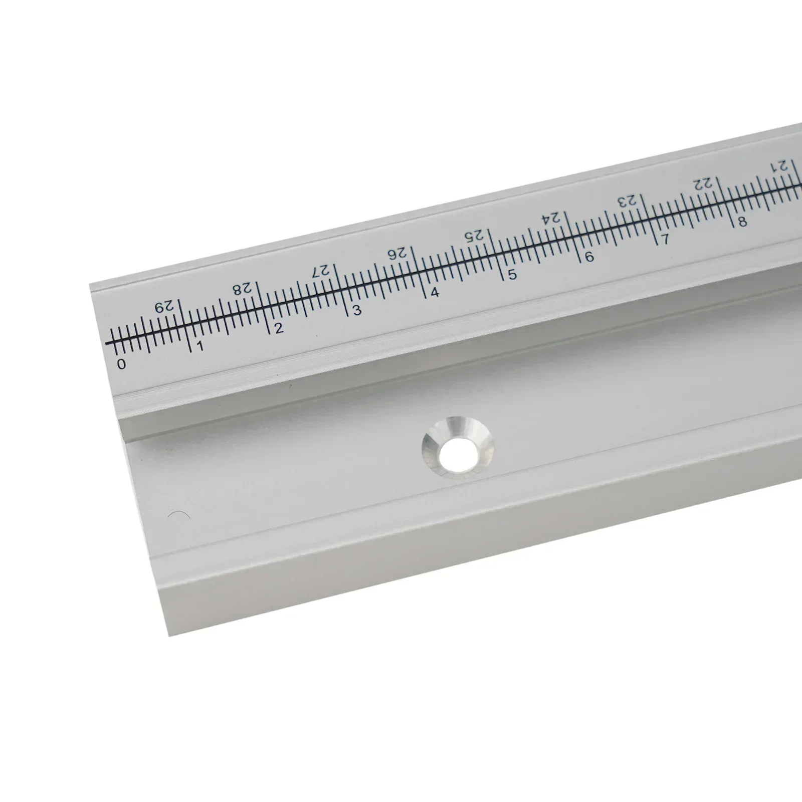 Aluminum Alloy 45 Type T Slot Miter Track with Scale Slot for Router Table Table Saw Bandsaw for Accurate Cutting and Clamping