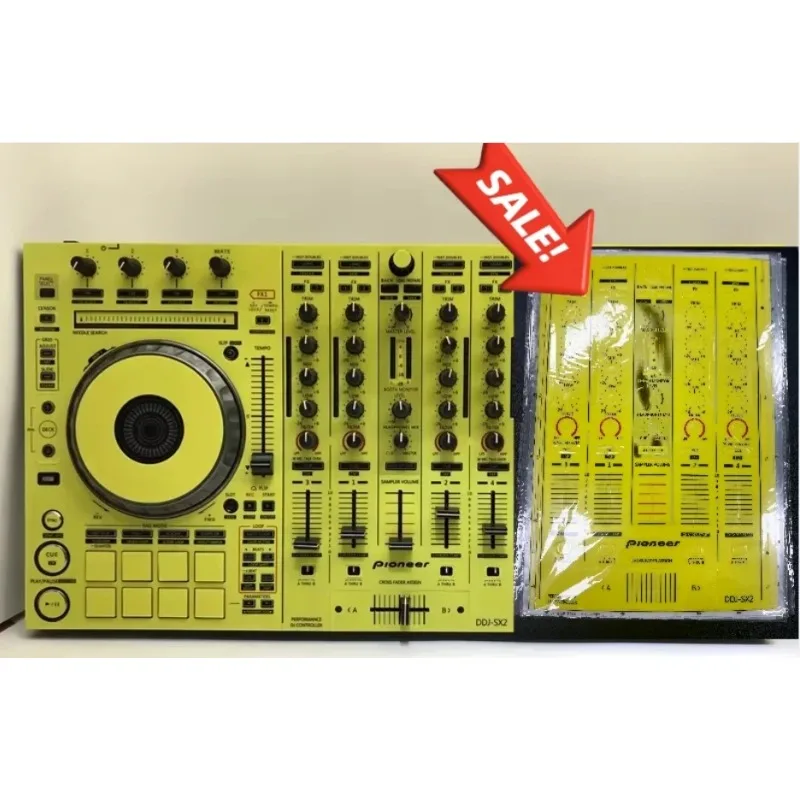 Película protectora Pioneer DDJSX2, color morado, todo en uno, para controlador de discos digital DDJ-SX2, totalmente envolvente. No es un controlador de DJ!