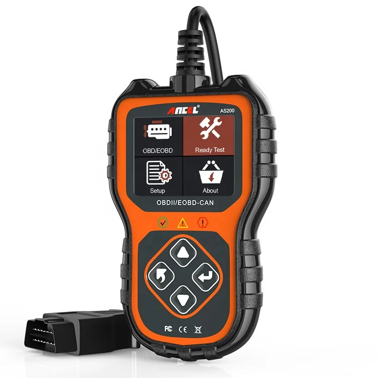 Hot Sale Ancel AS200 For Universal Cars Diagnostic Tool Multi-language OBD2 Code Reader Automotive Scanner Engine Check Scanner