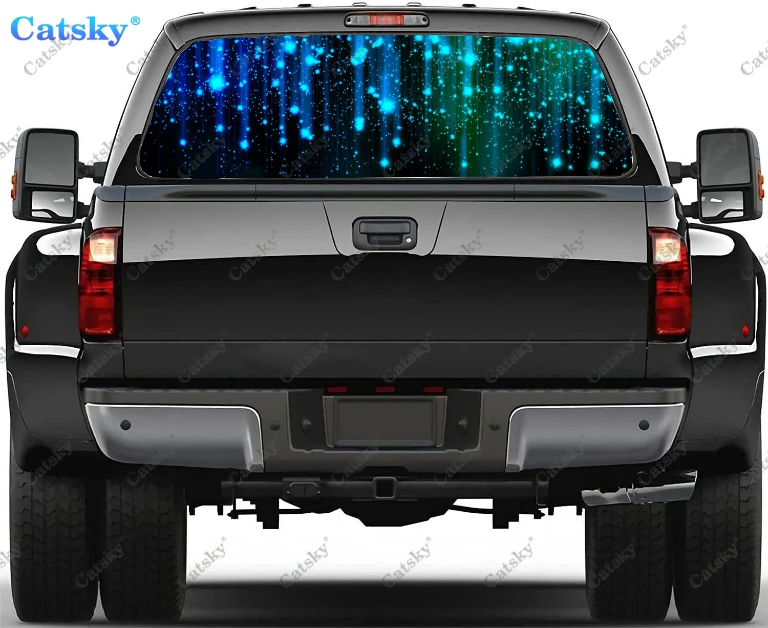 

Abstract Light Decals Rear Window Automotive Decals and Graphics Rear Window Decals for Trucks, Car Window Decal Sticker Vinyl