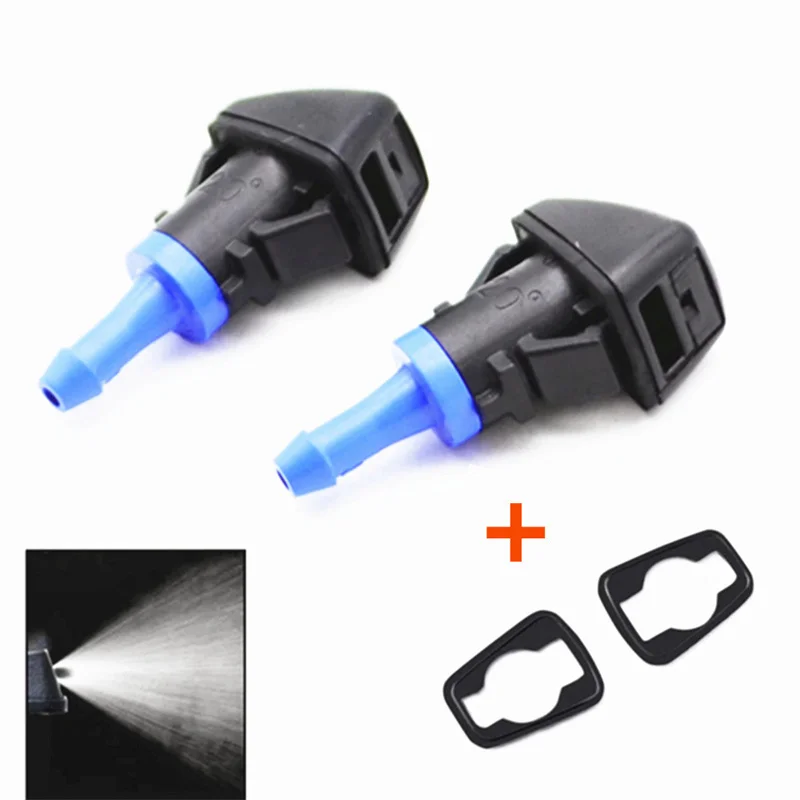 1/2sets 5303834AB Car clips Windshield Washer Spray Nozzle Sprayer Jet Gasket Fit for Jeep Patriot Compass 2008 2009 2010