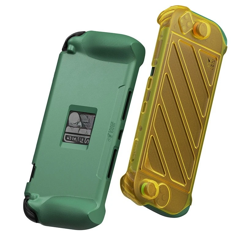 Savage Raven by Skull&Co. Hardshell Front Cover, Bundle Portable Protective Case with Stand & Grip for Nintendo Switch 2