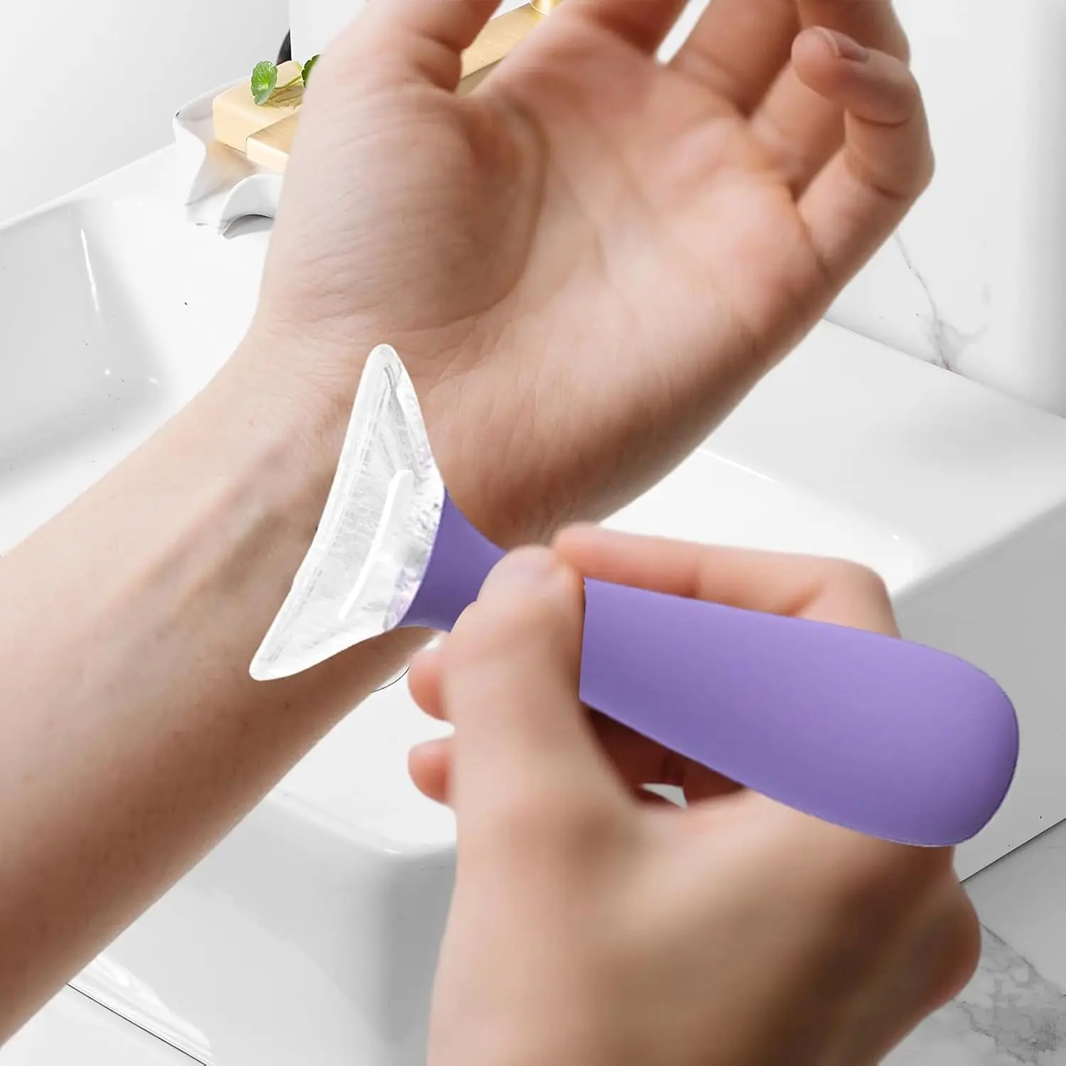 新しいフェイスアイスローラー 目用 食品グレードシリコン製 フェイシャルアイスキューブ フェイスマッサージャー 女性用 美容スキンケアツール