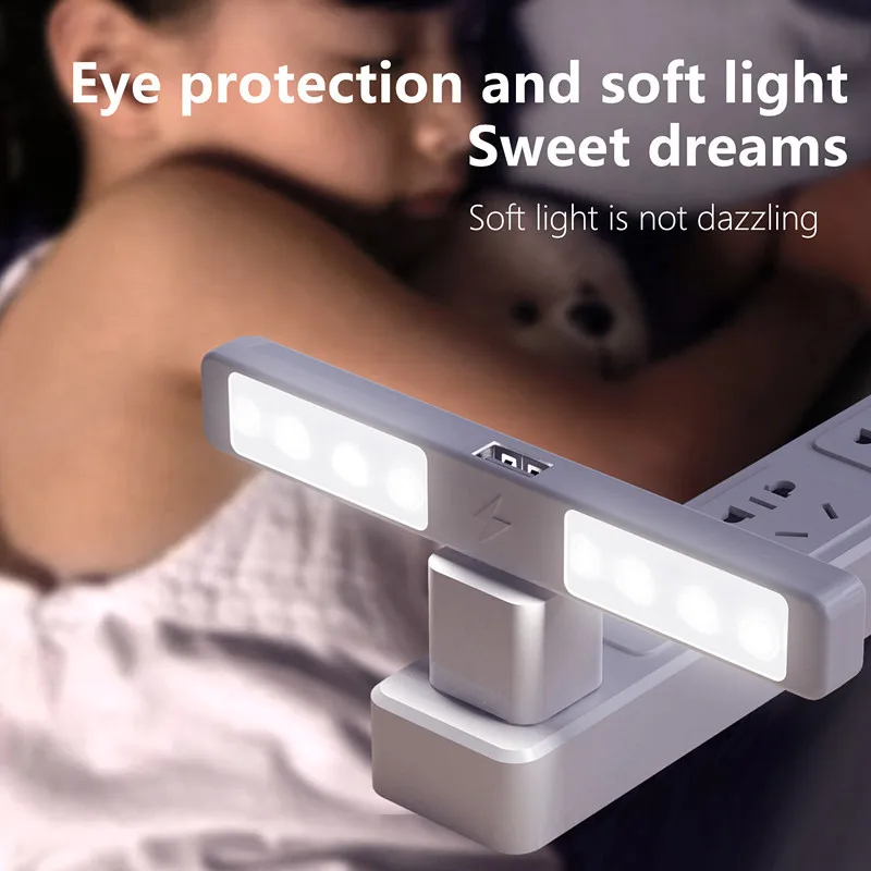 

1PC 2-in-1 Usb Conversion Small Desk Lamp Learning Special Desk Lamp Dormitory Mini Night Light New Bedroom Home Decoration