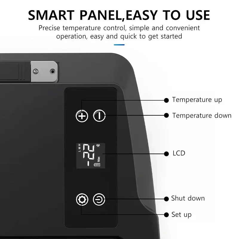 Per Tesla modello 3 frigorifero per auto controllo APP 20 litri Volt compressore portatile congelatore frigorifero frigorifero da viaggio all\'aperto