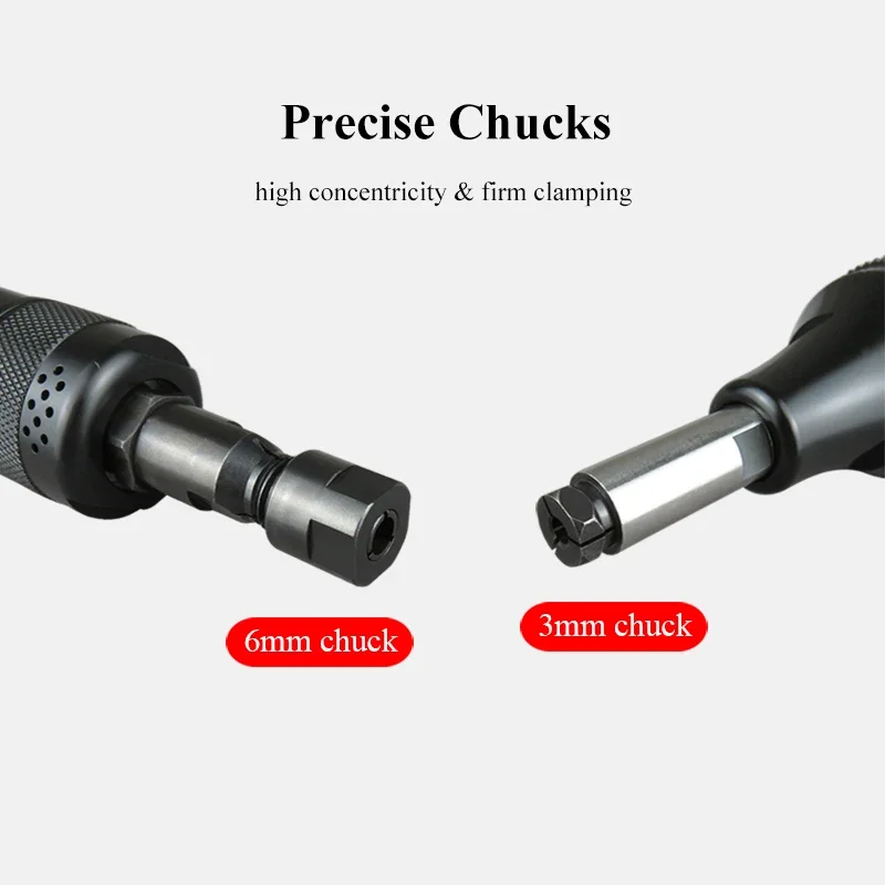 Moedor pneumático de 3mm 6mm, 1/4 polegadas, moedor de ar, ferramenta de gravação, máquina de polimento para ferramentas pneumáticas