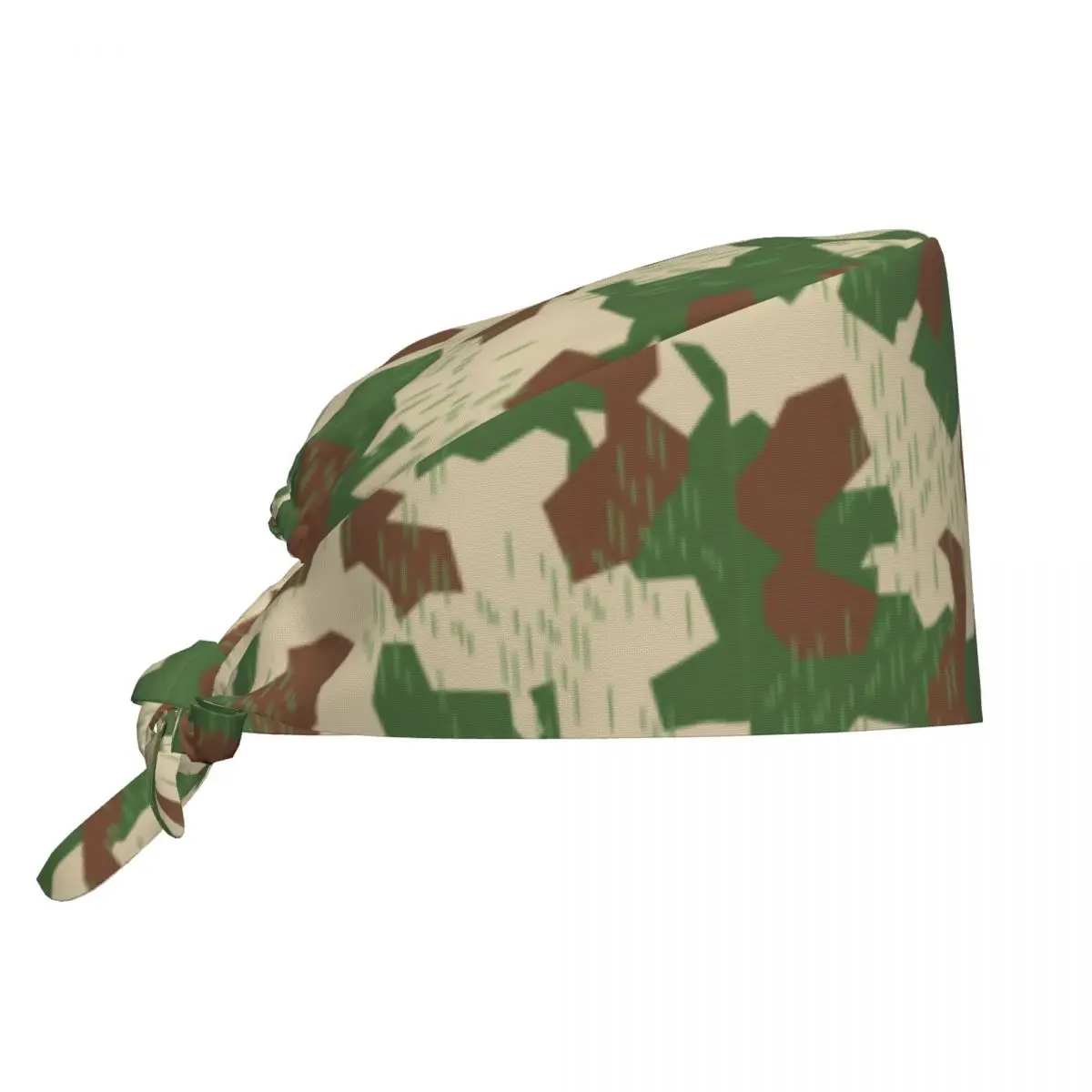 German Inspired Camo Cleaning Working Cap Unisex Arm Military Camouflage Scrub Cap Surgicals Hat Nurse Scrubs Hat For Dentist