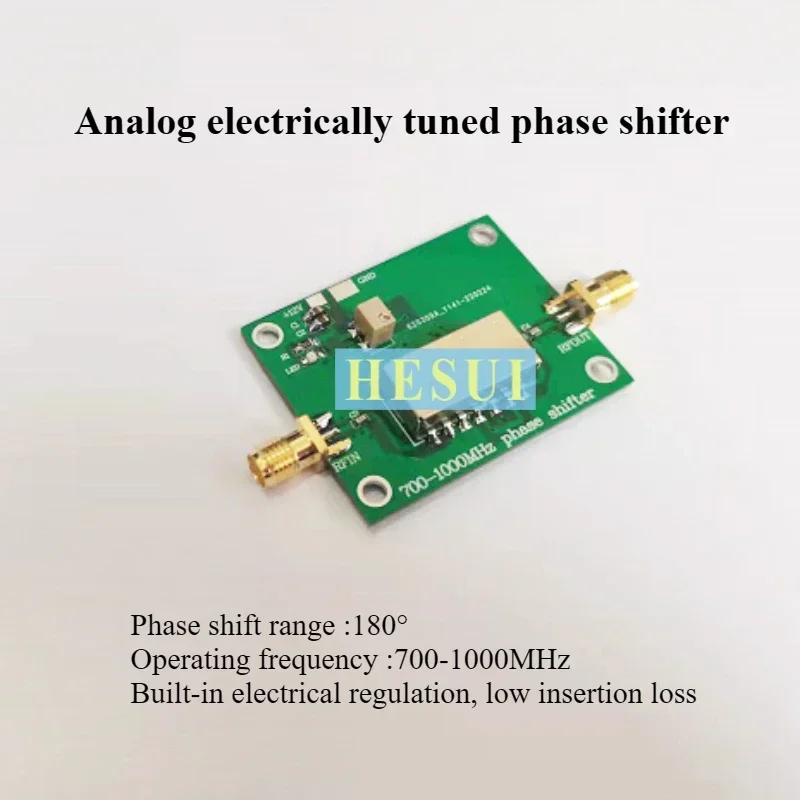 700-1000MHz analog phase shifter RF electrical modulation 915M phase-shifting phased array