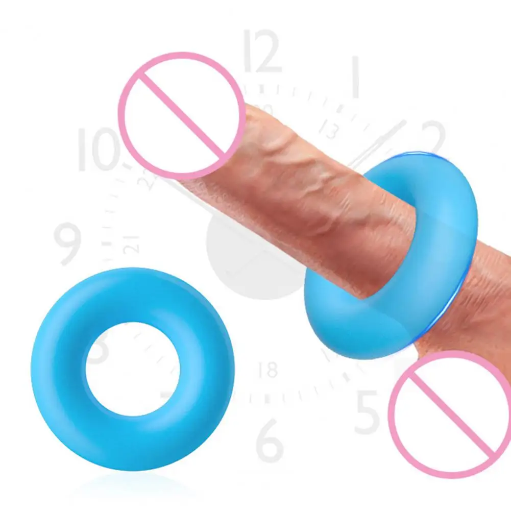 Penis Ring High Toughness Soft Penis Delay Ring Silicone Foreskin Ring Men Semen Lock Ring Sexual Toy Ejaculation Delay Ring