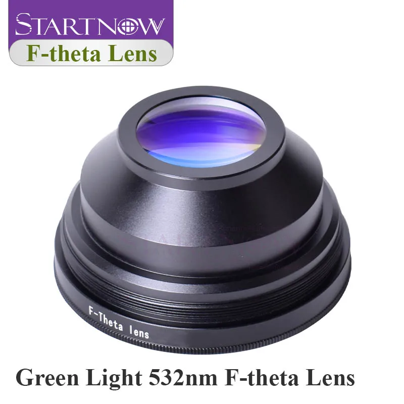 Startnow F-theta Scan Lens 532nm Green Light Laser Marking Machine Galvo System M85 Thread Scan Field 70x70mm Optical Scan Lens