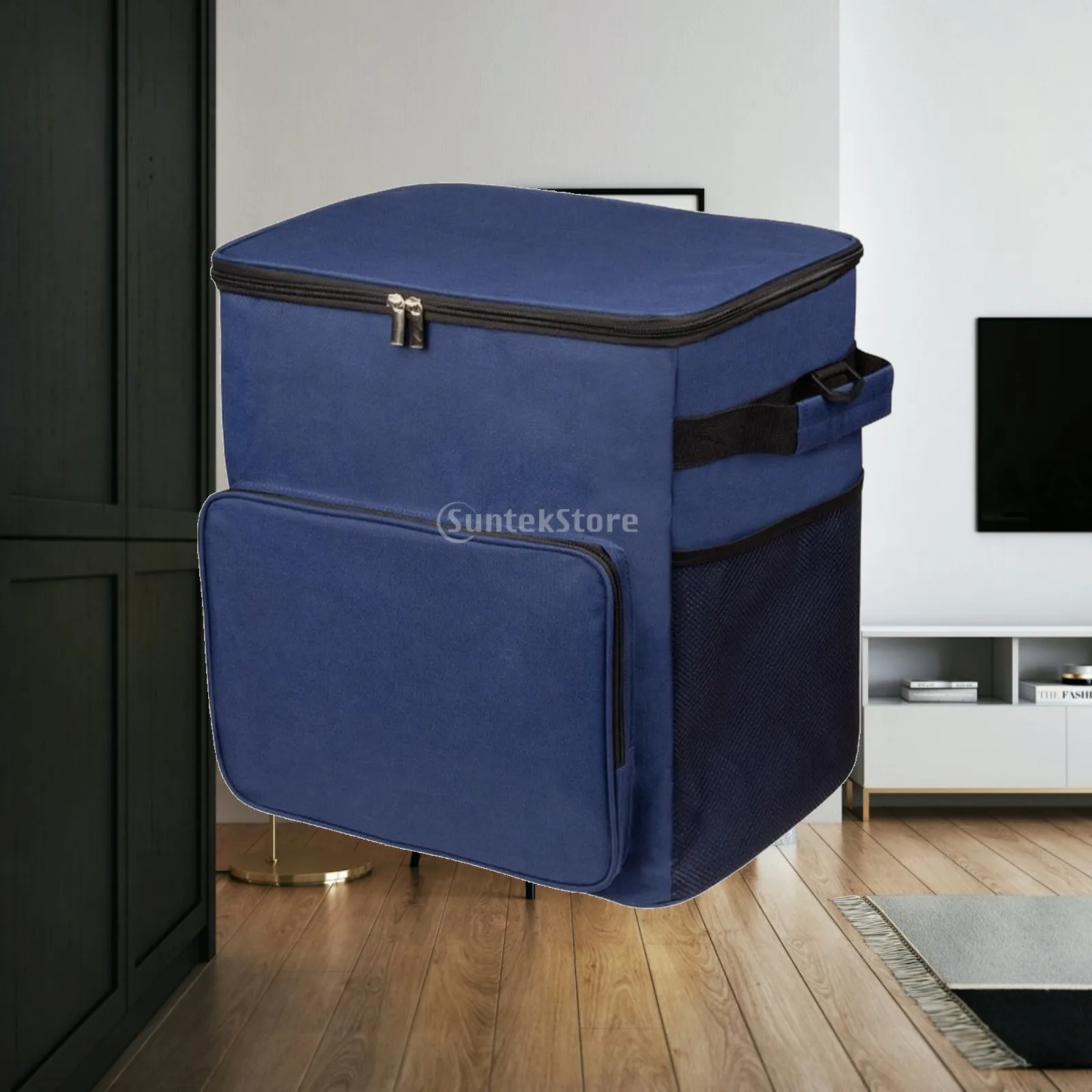 Insulated Chiller Tote Bag with Shoulder Strap for Travel Camping Thermal Cooler Carrier Food Drink Holder Waterproof Oxford