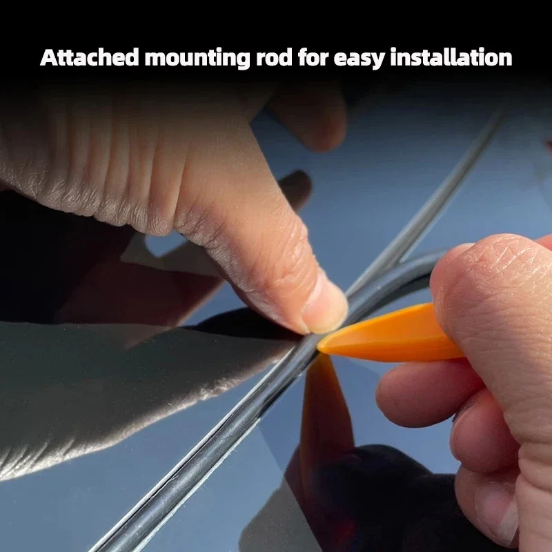 Seal Strip Rubber Kit for Tesla Model 3 Y Juniper Highland 2025 Roof Wind Guard Noise Reduction Sealing Sticker Skylight Sunroof view 6