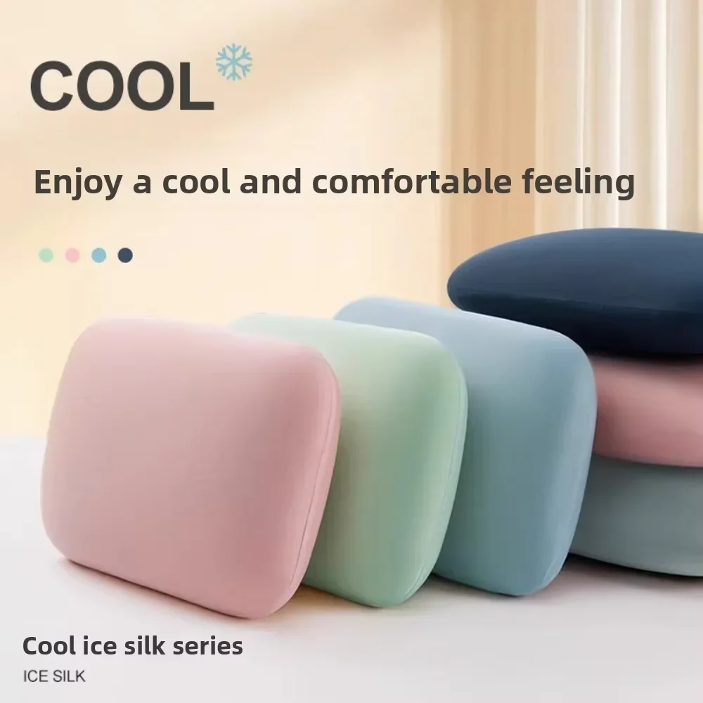 Portable Sponge Nap Pillow Color Soft Neck Pillow Multifunction Cervical Support Travel Sleeping Pillow Office