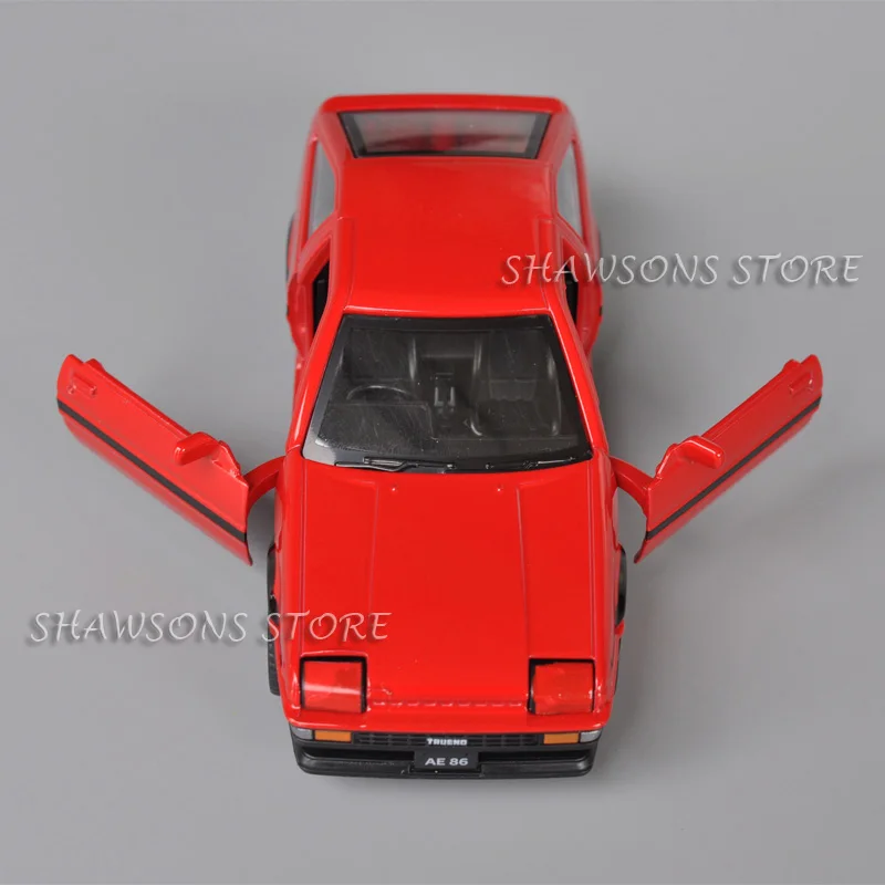 1:37 Scale Diecast Model Car Toys Toyota AE86 Pull Back Miniature Replica Collectible