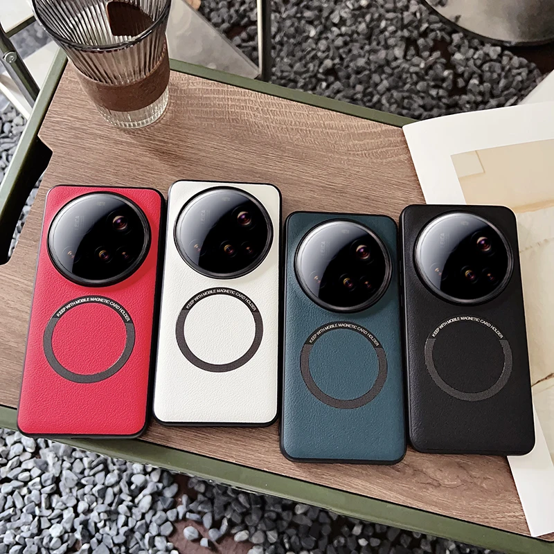 

For Xiaomi 15 14 13 Ultra Fashion simple PU magnetic leather skin-friendly anti-fall Cover For Xiaomi15 14 13 Ultra Funda