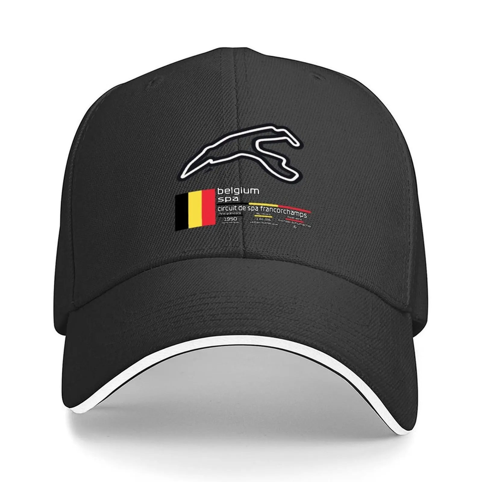 

Circuit de Spa-Francorchamps F1 Records Baseball Cap Golf Wear Hat men tea Hat Beach Outing For Women Men's