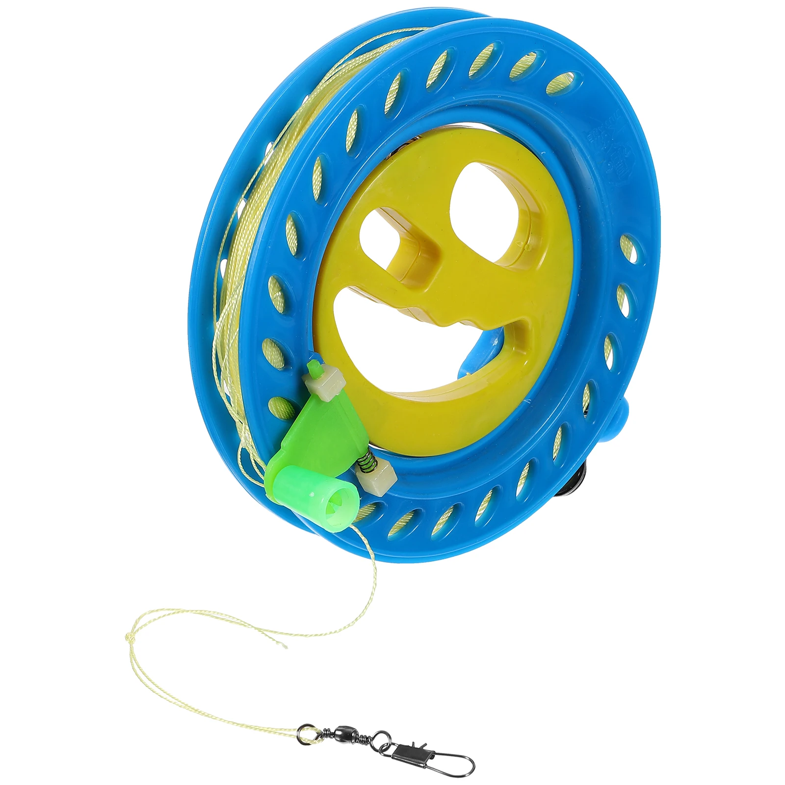 

1PC Plastic Kite Line Wheel Kite Wheel Winder Practical Kite Accessories Portable Kite Winding Wheel (Colored Crystal Steel Bead