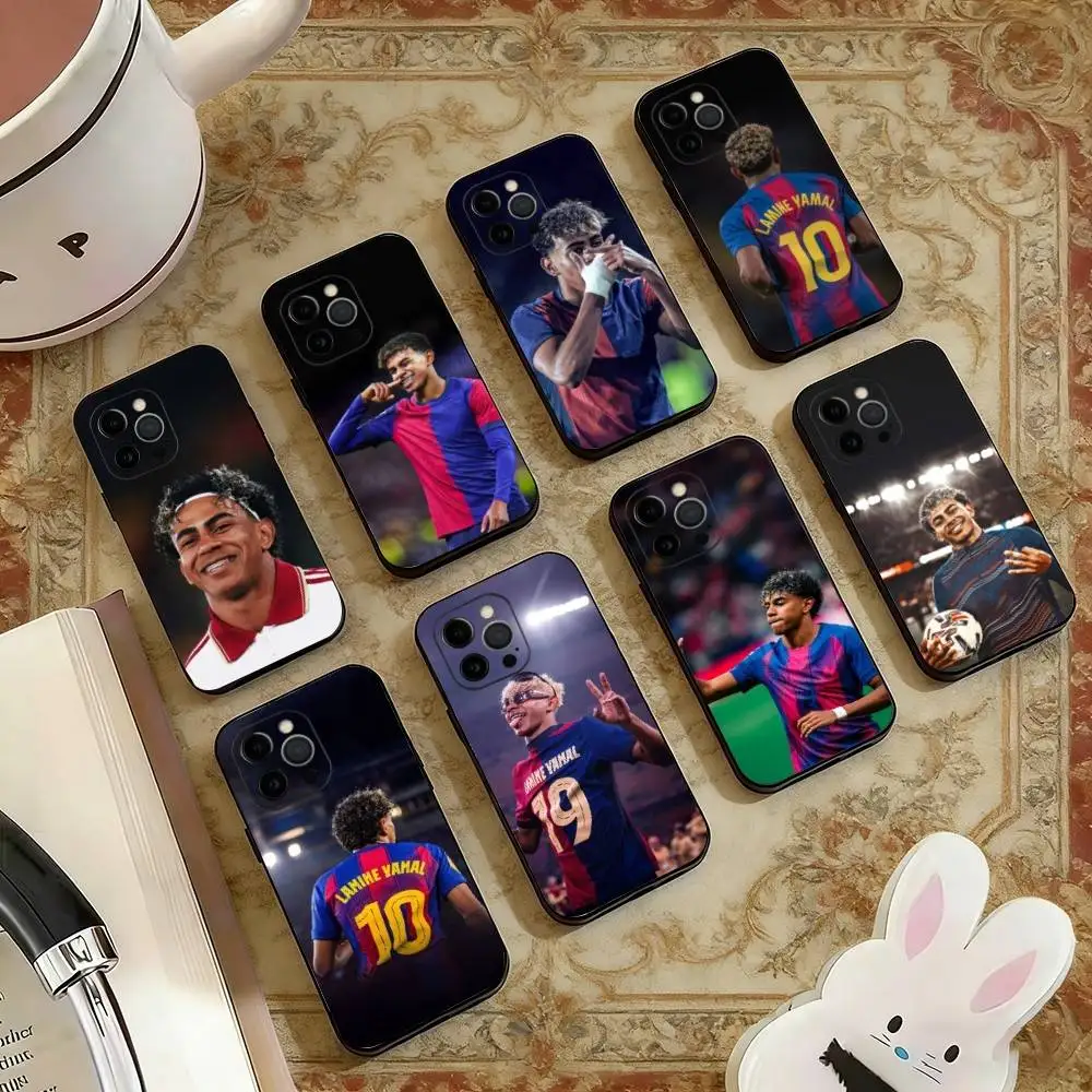 

Football Lamine Yamal Phone Case Silicone Soft For IPhone 17 16 15 14 13 12 11 X XR Plus Pro Max Plus
