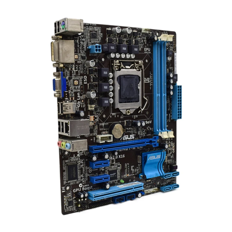 ﻿ ASUS P8H61-M LE  Motherboard Intel H61  DDR3 LGA 1155 support Core i3-2130 2100 3220 3250 2450  3350 3570 3770 G460 G2010