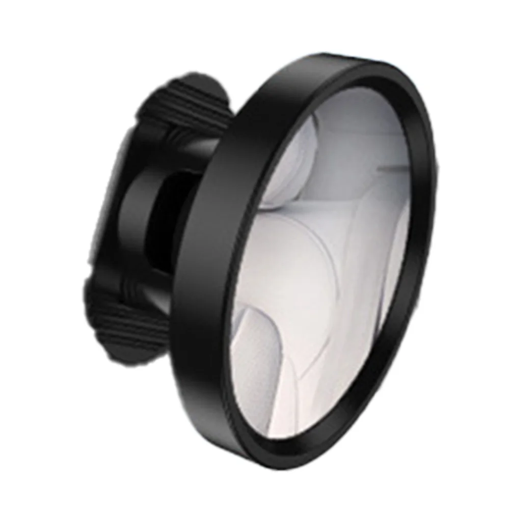 

Черное регулируемое автомобильное зеркало для безопасного вождения, зеркало на 360 градусов, широкоугольный вид, черный материал ABS, компактный дизайн