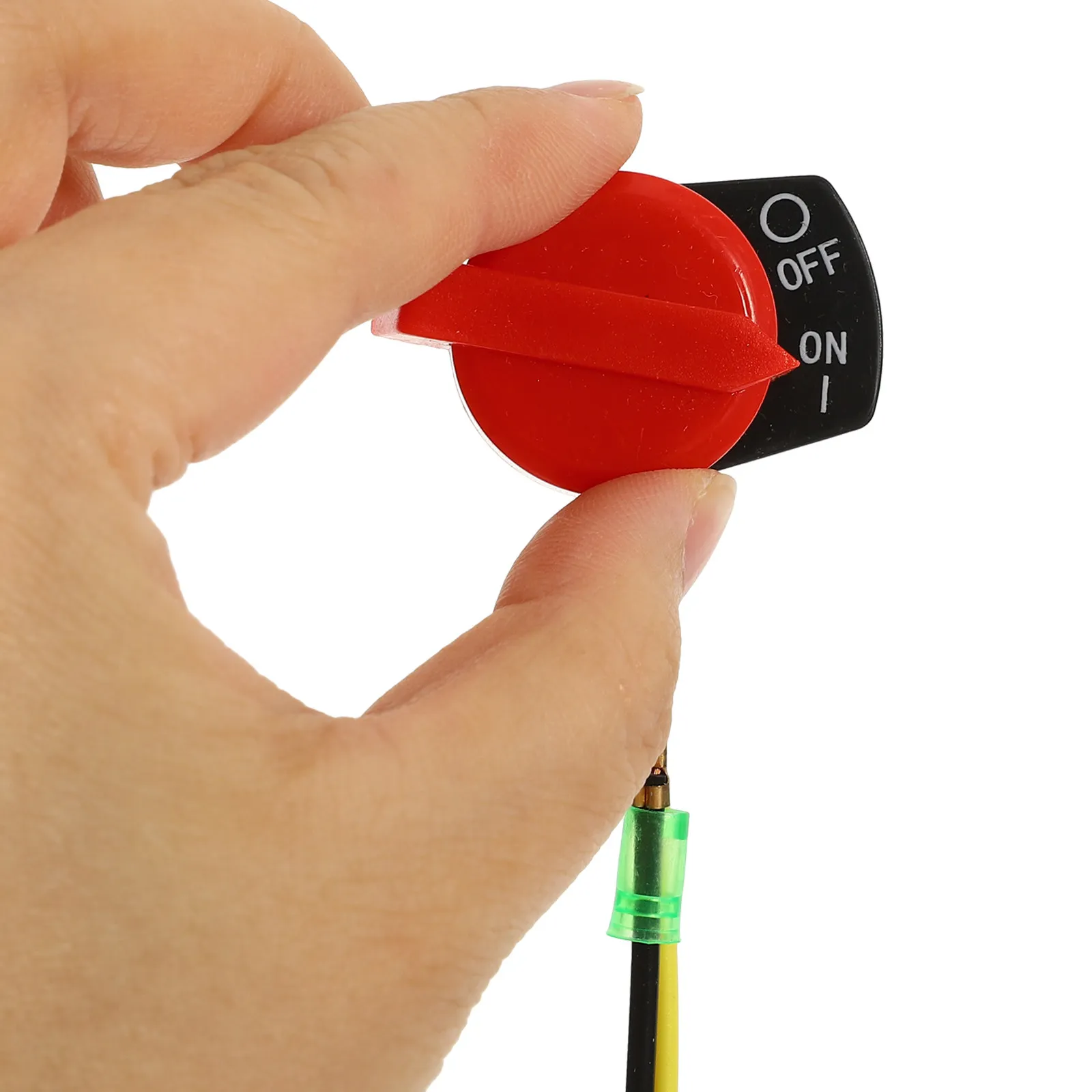 6Pcs Engine Stop Switch Double Line Compatible Machines Lawn Mower Tractor Pump Generator Parts on Off Stop Switch