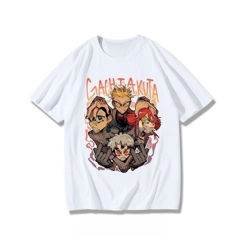 

GACHIAKUTA Harajuku Style Oversized Short New Arrival Sleeve T-Shirt Heavyweight Cotton, Unisex graphic t shirts