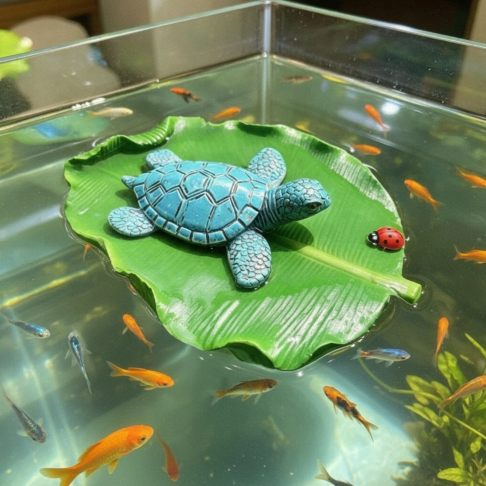 Floating Turtle Ornament Cute - огляд і ціна Aquarium Decor