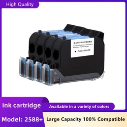 2588 42ML Black Red Blue Green Printer Ink Cartridge Quick-drying 12.7mm Print Height Universal for Handheld Inkjet Printer