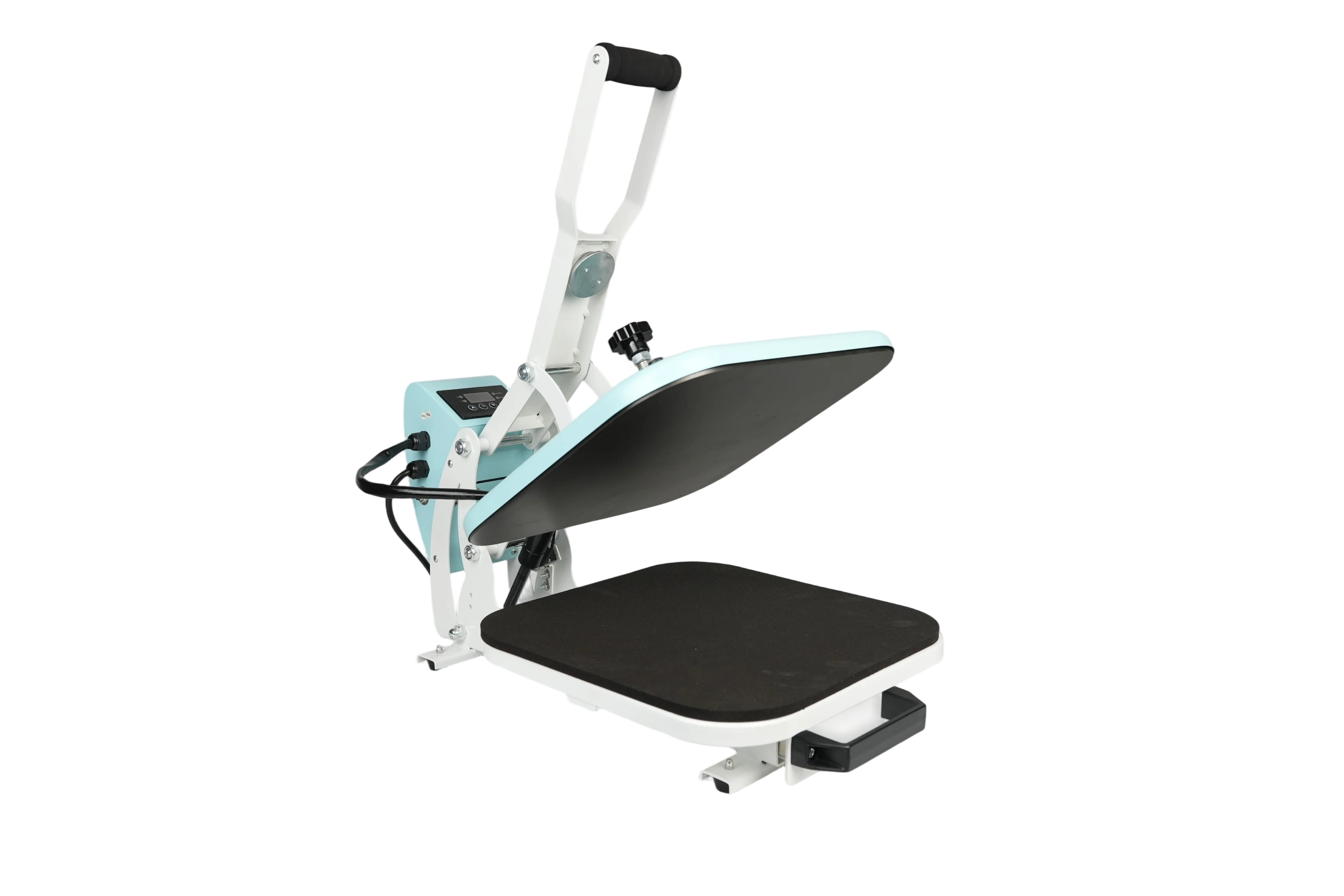15X15 Inch Heat Press Transfer Machine 0 To 250 Degree Adjustable Temperature For Custom Apparel Logo Making