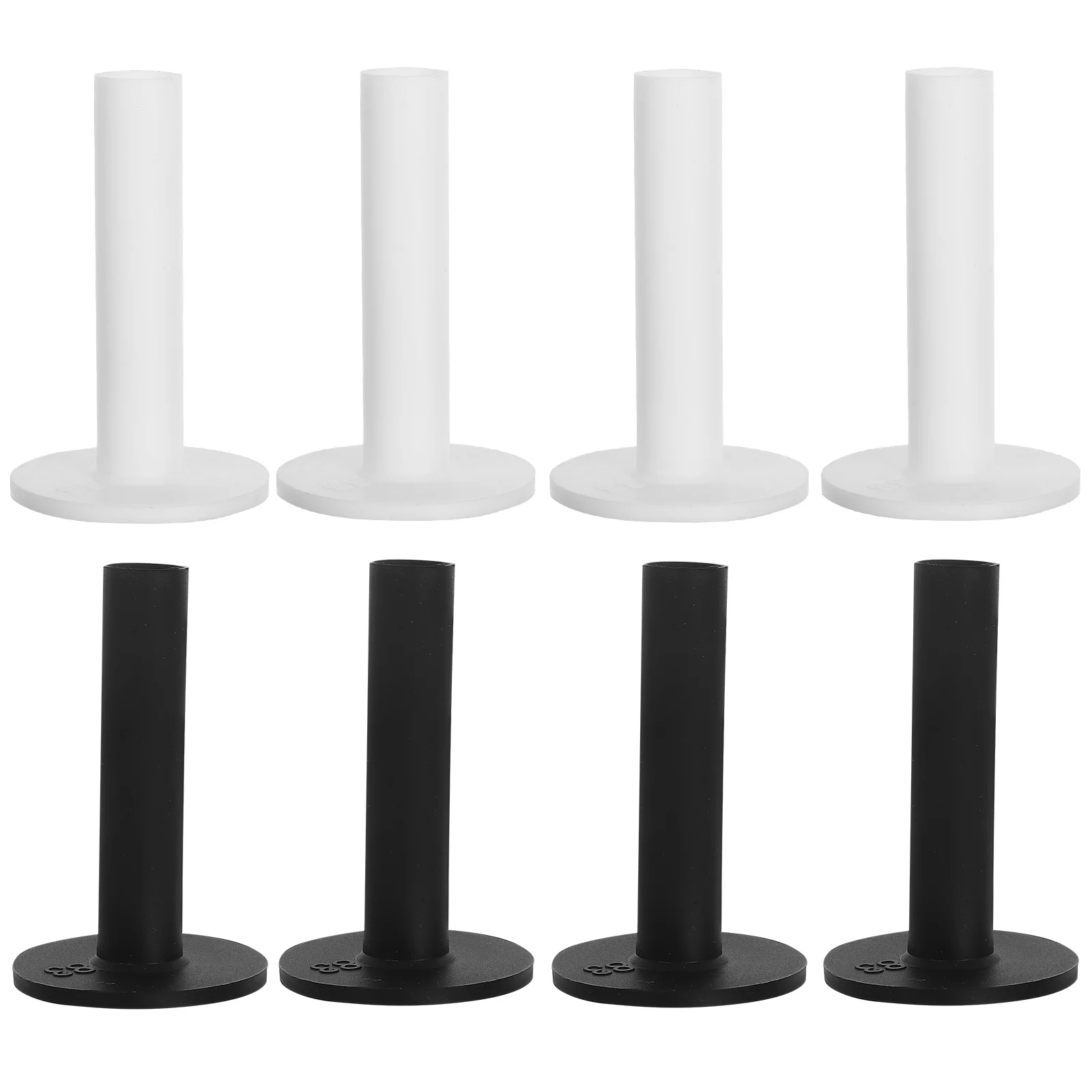 

8pcs Golf Practice Tees Durable Silicone Material Range Mats Shock Absorption Protect Clubs Universal Compatibility Golf Ball
