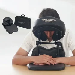 Portable Massage Head Bed Bracket,Desk Nap Pillows Headrest Massage Bed,Adjustable Pillow Massager Post-operation Massage Pillow