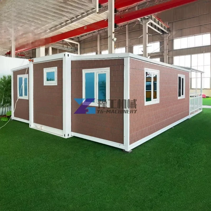 Mobile House High Quality Expandable Container House with 2 /3 Bedrooms and Kitchen and Bathroom Dry Wet Separation Shower Room