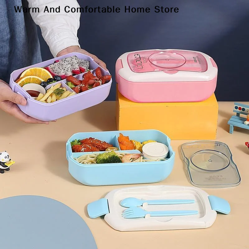 【W】Portable Compartmentalized  - Bento Box Two Tier ulasan dan harga