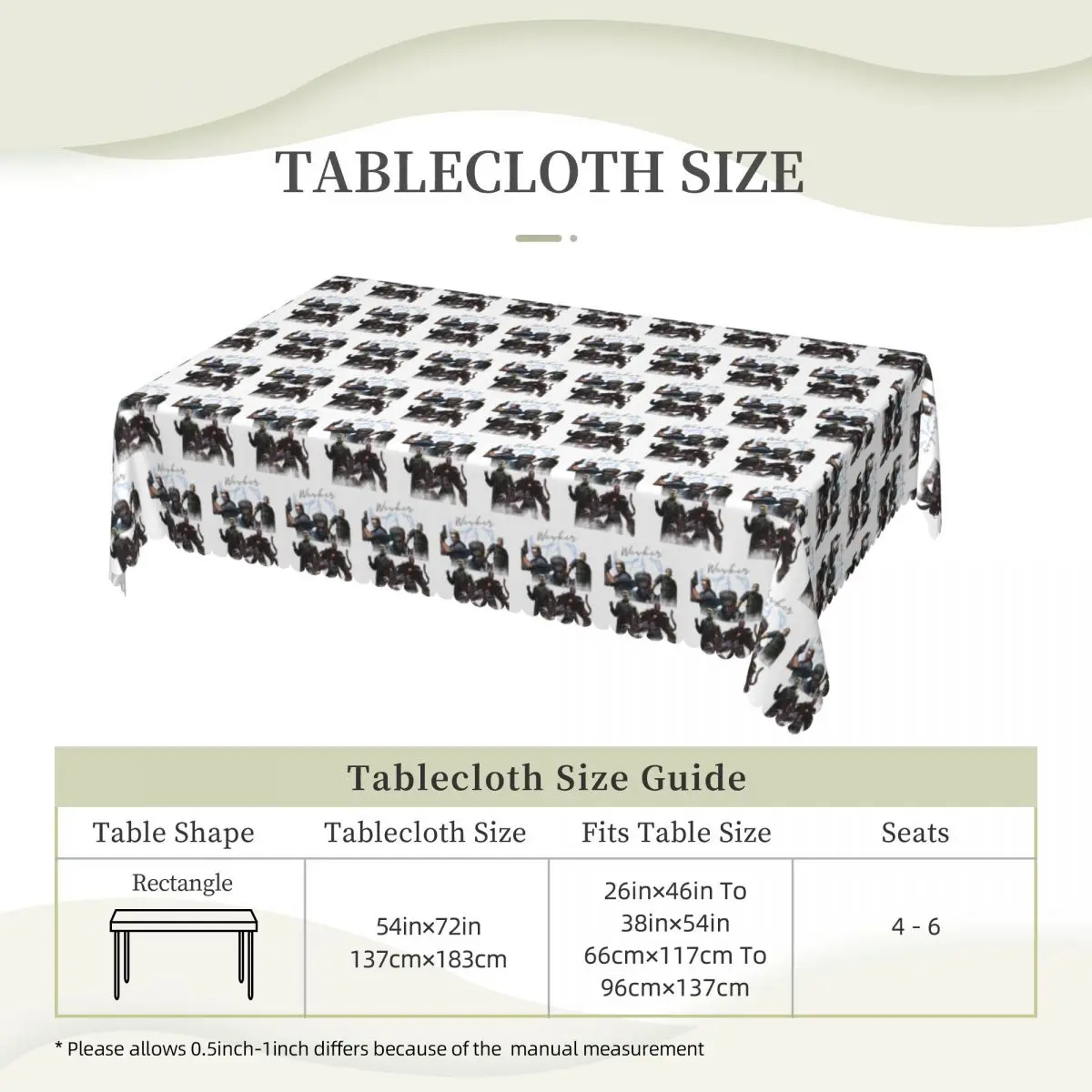 Albert Wesker Collage Custom Rectangular Tablecloth Waterproof Table Cover for Festival Party Decorations Table Cloth