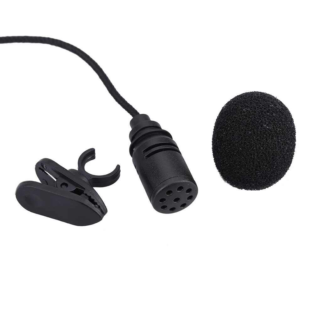 Mini Portable Clipon Lapel Handsfree 3.5mm Jack Condenser Microphone Mic for Computer PC Laptop Loundspeaker