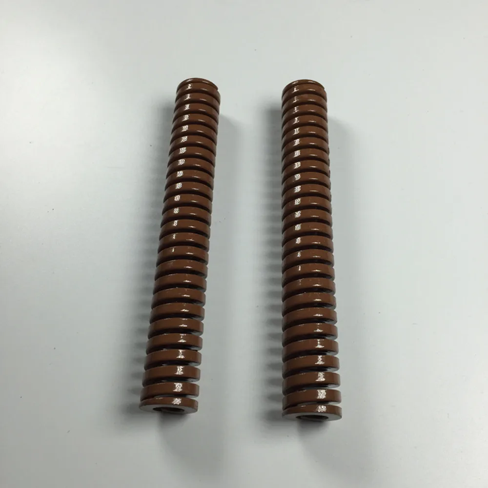 2Pcs Brown Super Heavy Load Mould Compression Die Spring 18 x 9 x 20/30/60/80/90/125mm