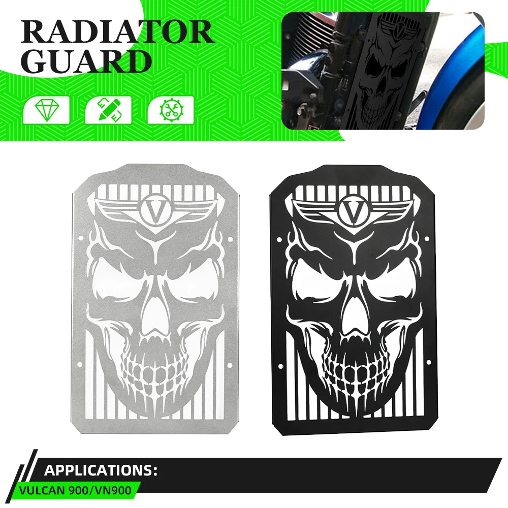 

Vulcan900 Motorcycle Radiator Guard Grille Protection Cover FOR KAWASAKI VULCAN 900 Custom CLASSIC/LT VN900 2006-2024 2023 2022