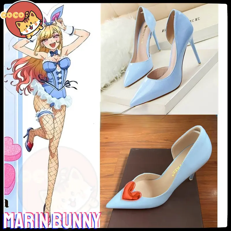 CoCos Anime My Dress-Up Darling  Marin Bunny Cosplay Shoes Anime Cos Marin Cosplay Bunny Cosplay Unisex Role Play Any Size Shoes