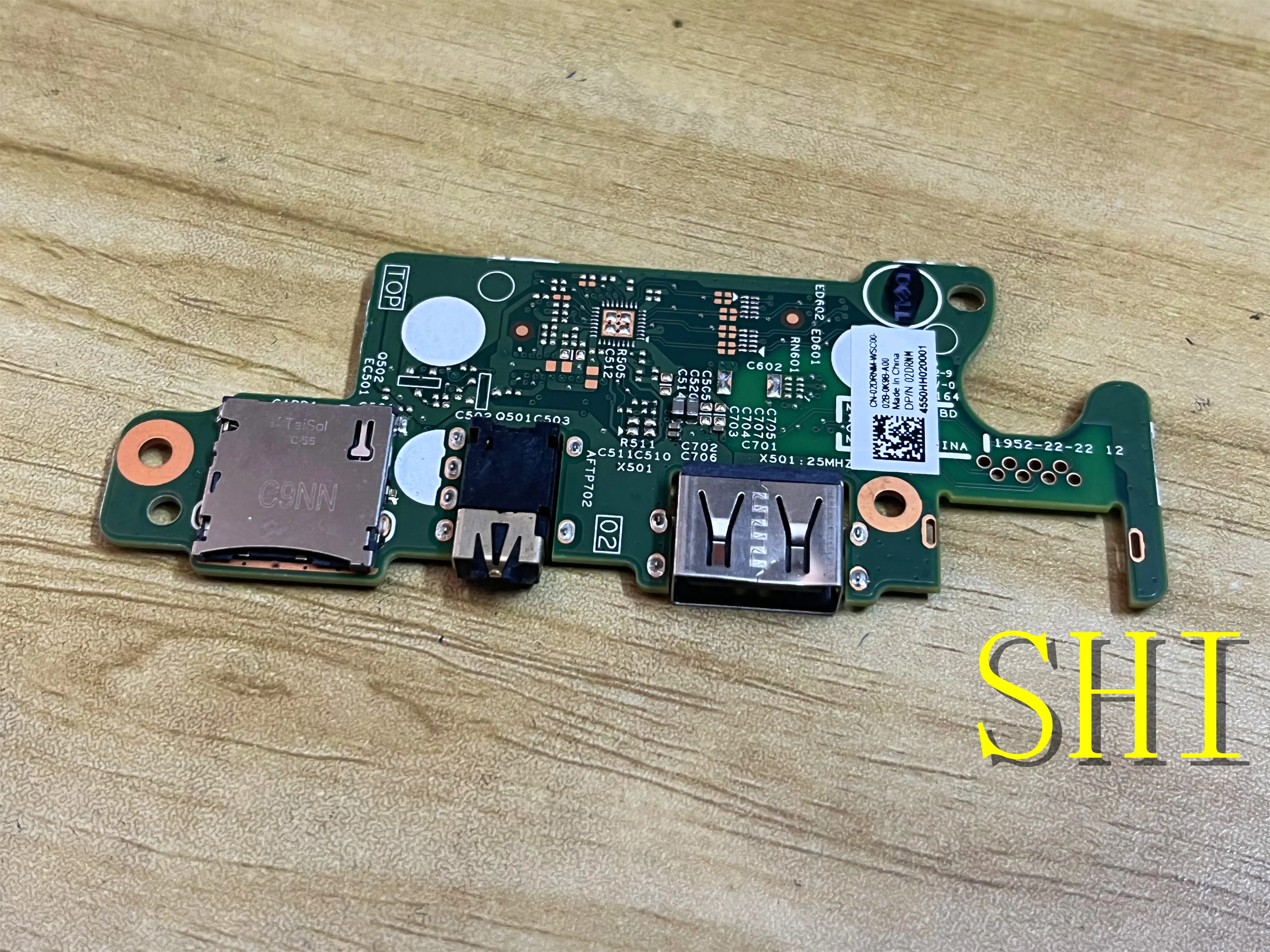 02DRNM  FOR Dell Inspiron 5590 USB Audio Card Reader IO Circuit Board 2DRNM 100% Test Ok Free shipping