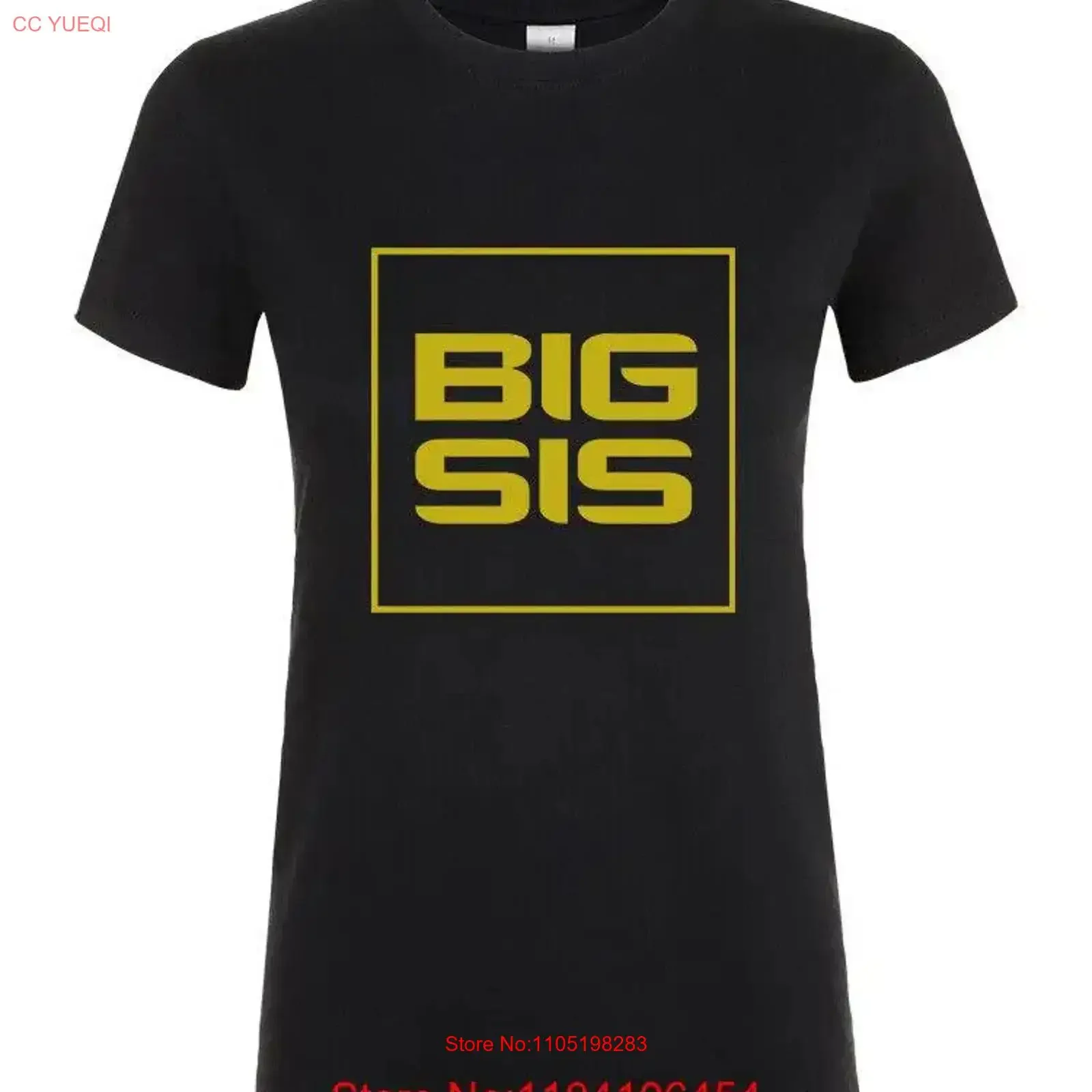 

BIG SIS T Shirt NEW DTG Print Logo Amazing For Sister vintage Washed Unisex fashion Casual graphic homme Stylish Breathable