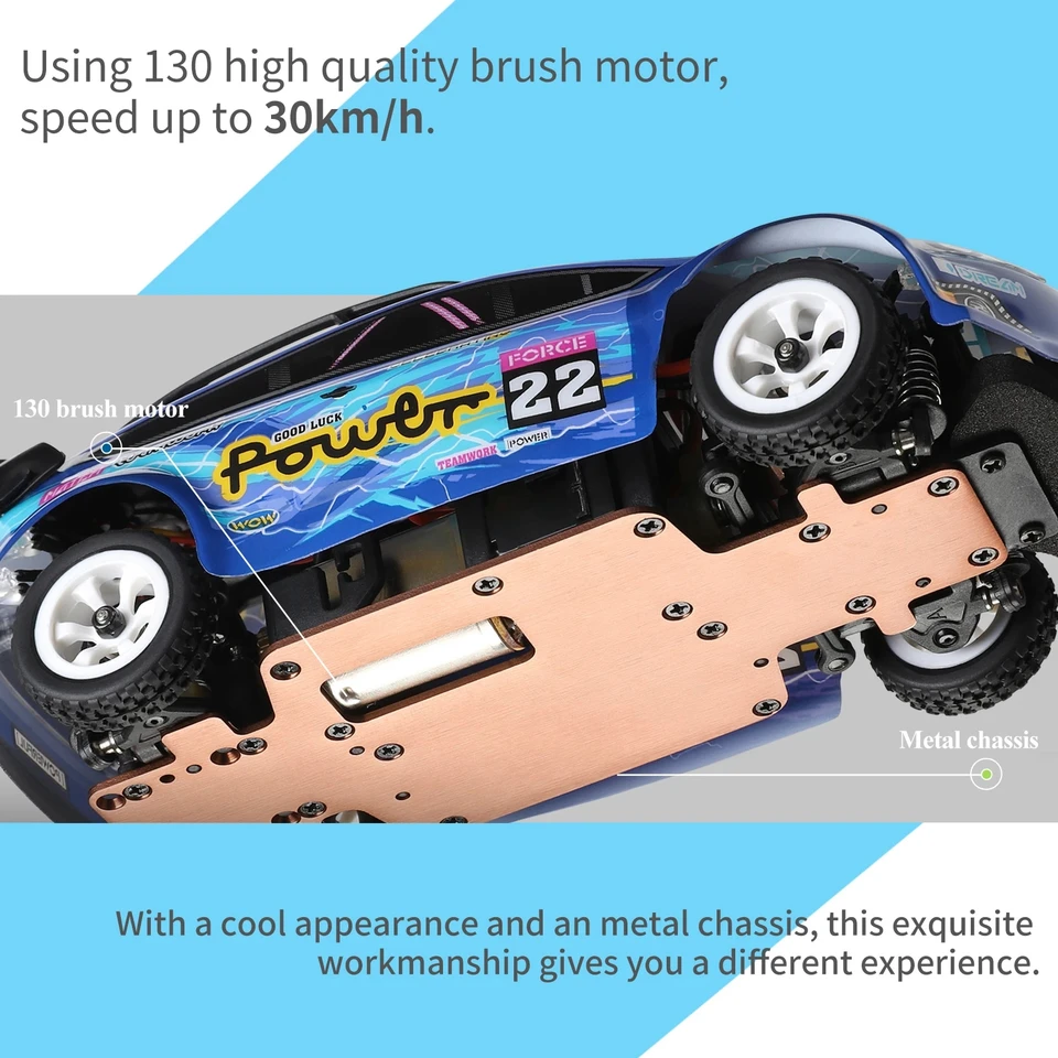 Wltoys 284010 30Km/H Mosquito RC Car 2.4GHz Off-Road RTR Rally