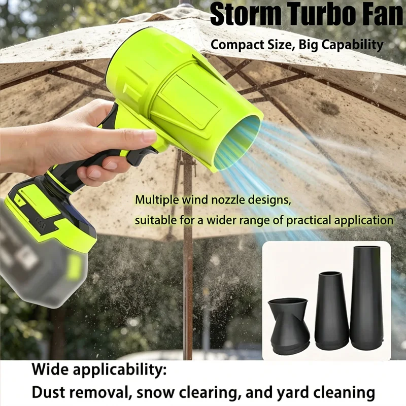 

Cordless Electric Air Blower Turbo Fan Jet Handheld Dust Blowing Tool For Makita 18V Battery Pin Washing Snow Blowing Leaf