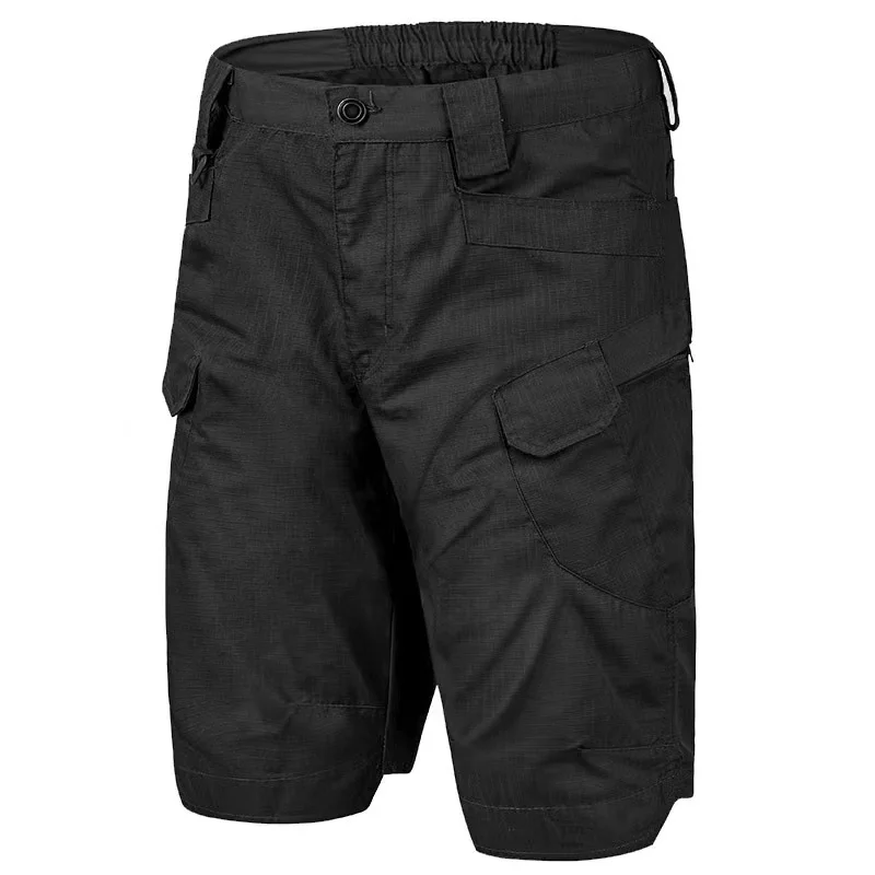 Pantaloncini tattici cargo da esterno da uomo Pantaloncini da combattimento urbani impermeabili Ripstop estivi Trekking Campeggio Escursionismo