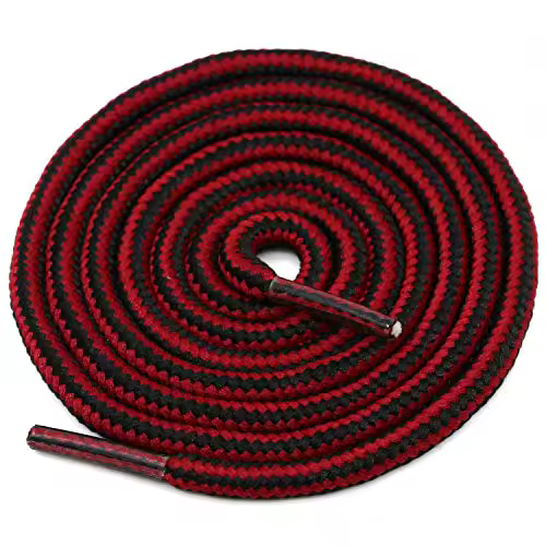 1 Pair 18 Colors Striped Double Color Shoe laces Round Outdoor Sneakers Shoelaces Cotton Boots Shoelace 70CM 90CM 120CM 150CM - Image 14
