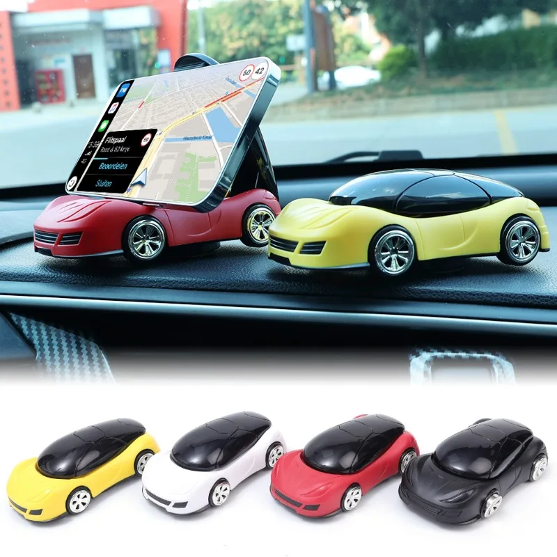 Mobile Phone Holder 360 Degree Rotating Vehicle Shape Stable Clip Car Model Cell Phone Support Holder Desk Car Dashboar Bracket