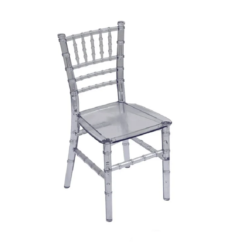 Resin Outdoor Wedding Children's Transparent Chiavari Restaurant Baby Acrylic Chair