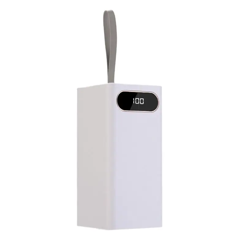 

Корпус для аккумуляторов ABNR DIY 28X18650, 10W, для повербанка, со съемным отсеком для хранения батарей и кемпинговым фонарем