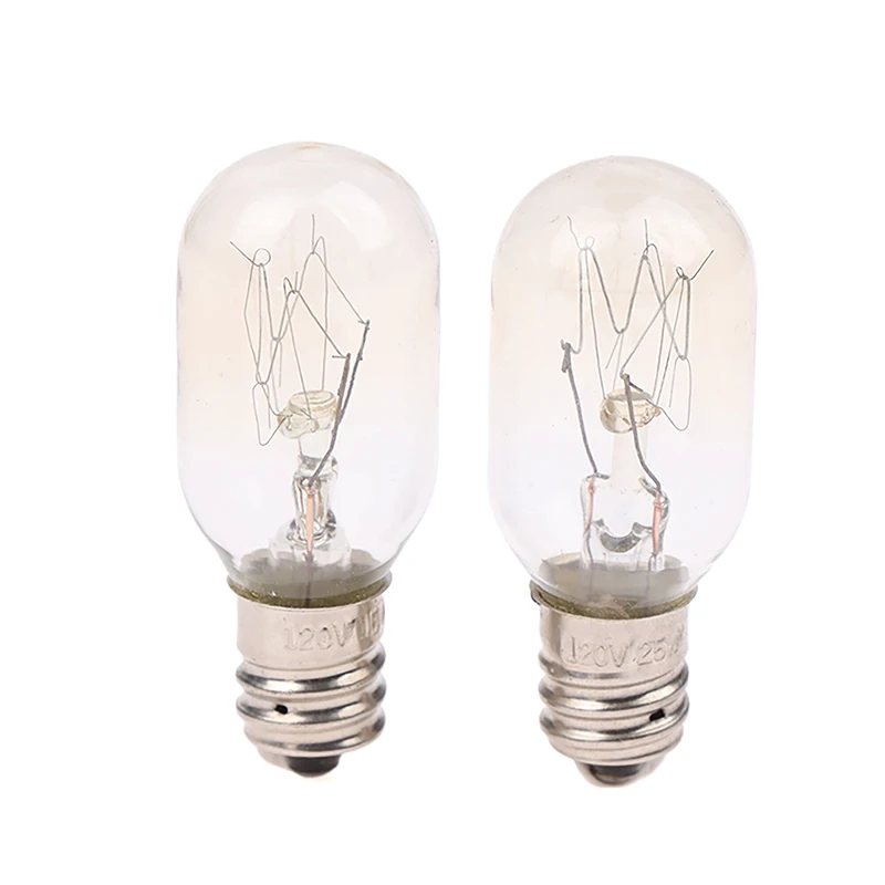 1Pc T20 E12 120V 15W/25W Salt Lamp Globe Bulb Incandescent Bulbs Refrigerator Oven Light Bulbs Replacement Light Bulb