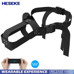 HESEKS Bondage Restraint Masturbation Cup Constrained Forced Strap SM Belt Holder Strap-on Nylon Waist Masturbate Belt for Men